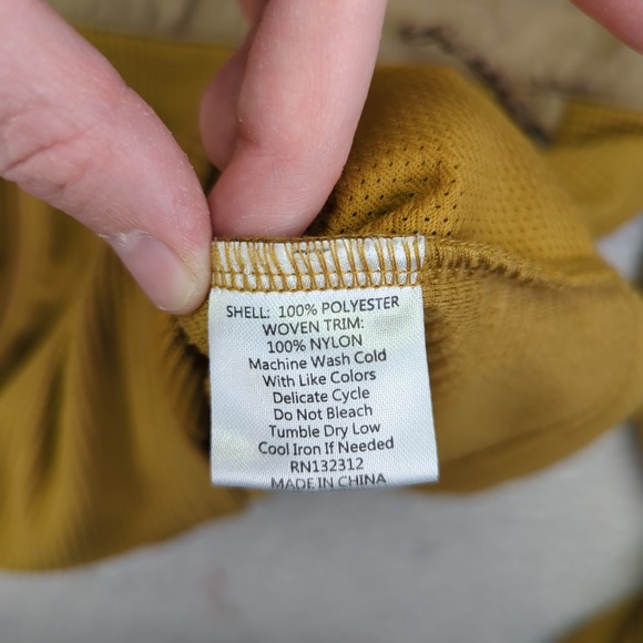 Howler Bros Talisman Fleece Jacket Mens Size Large Full Zip Lined Gorpcore Dijon - Picture 7 of 7